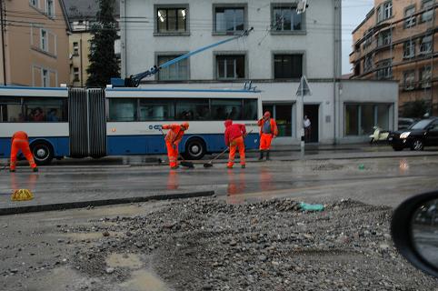 Hochwasser in Zürich